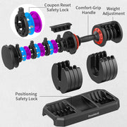 Quickly Adjustable Dumbbell Automatic Change Piece